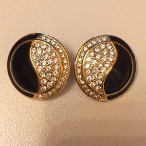 Yin Yang Monet Earrings